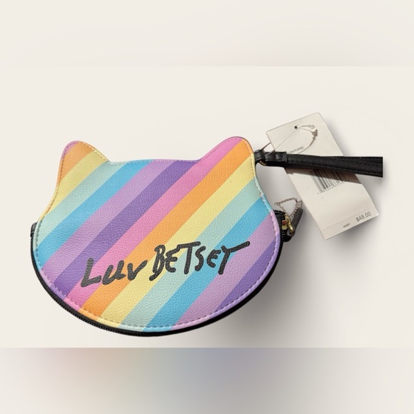Betsy Johnson Rainbow Kitty Wristlet - Picture 2 of 4